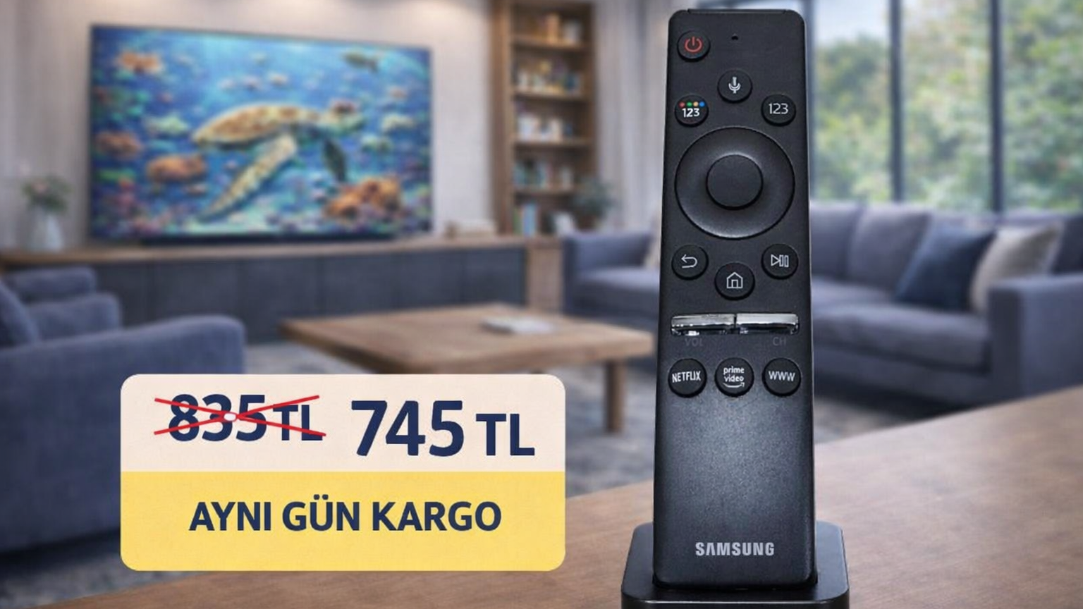 SAMSUNG Smart Tv Tek Kumanda Orjinal